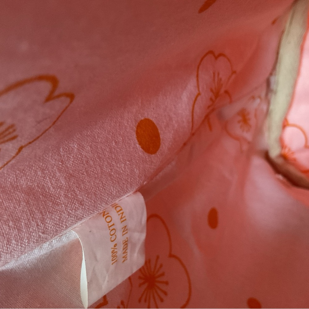 Clarins Orange and White Tote Women's Bag - Picture 4 of 10